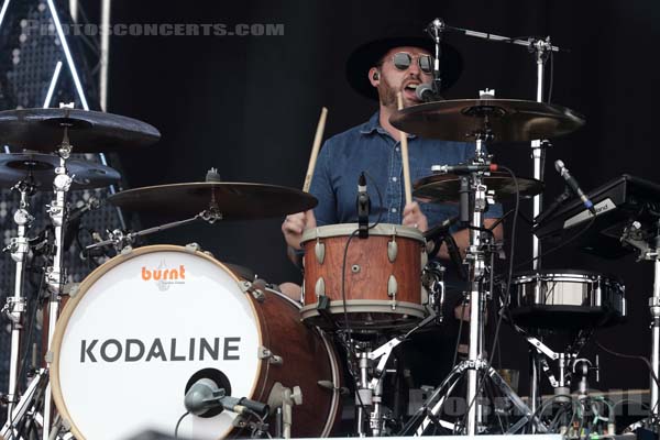 KODALINE - 2019-07-20 - PARIS - Hippodrome de Longchamp - Main Stage 1 - Vincent Thomas May